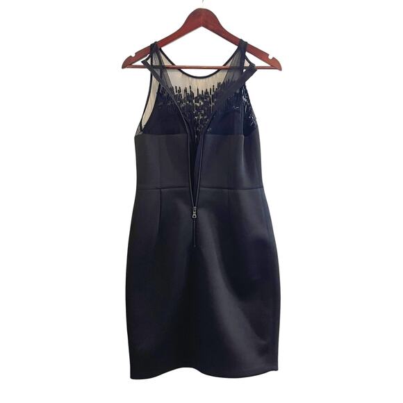 Sachin & Babi "Celeste" Sequin Cocktail Evening Sheath Dress Black Size 2 - Picture 6 of 10